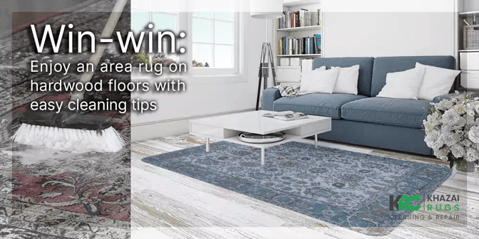 How to Clean an Area Rug on Hardwood Floor