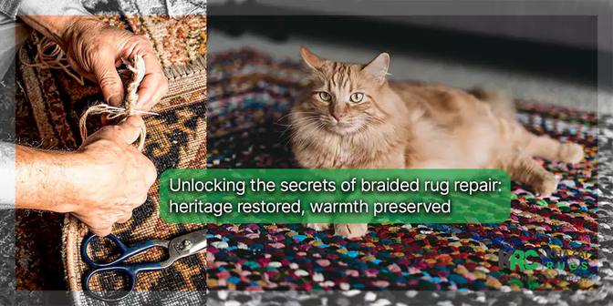 How to Easily Clean and Spot Treat a Braided Rug - Homemade