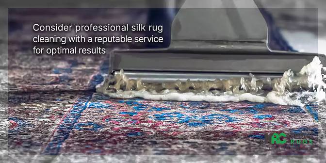 how to clean a silk rug