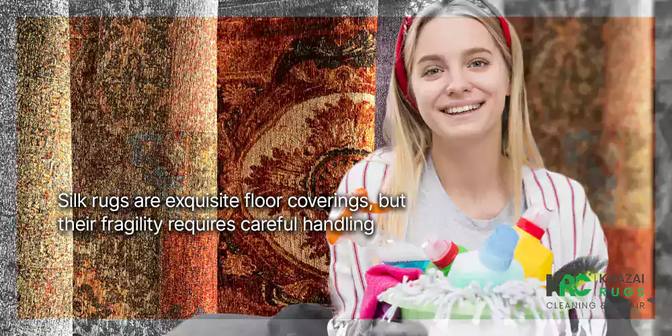 how to clean a silk rug