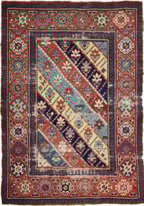 Hand Made WOOL Ivory Traditional Persian Rug 3'6" x 5'3"