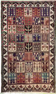 Hand Made WOOL Red Traditional Persian Rug 4'11" x 6'8"