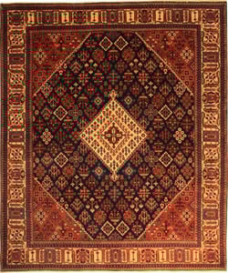 Hand Made WOOL Blue Traditional Persian Rug 8'4" x 10'
