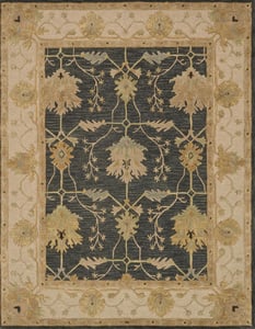 Hand Tufted Wool Gray Traditional India Rug 7'9" x 9'9"