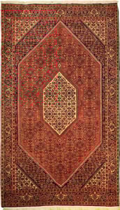 Hand Made WOOL Rust Traditional Persian Rug 4'3" x 6'11"