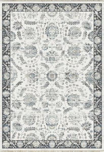 Machine Made Synthetic White Traditional Turkey Rug 7'10" x 10'10"