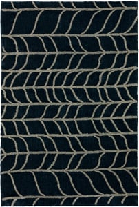 Hand Tufted Synthetic Navy Shag/Flokati China Rug 8' x 10'