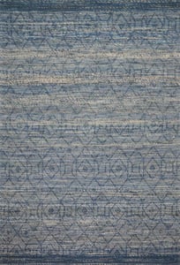 Hand Made Jute Blue Contemporary India Rug 7'9" x 9'9"