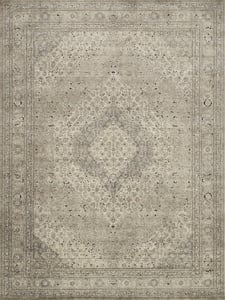 Machine Made Polypropylene Ivory Transitional Turkey Rug 7'10" x 10'6"