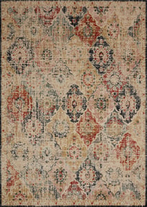 Machine Made Polypropylene Beige Transitional Turkey Rug 7'10" x 10'